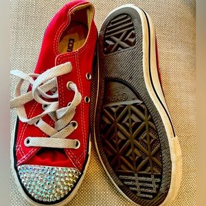 Authentic Swarovski Crystal Converse Chuck Taylor All Star Low Top for kids